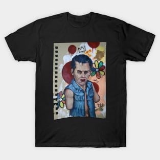 Tom Curse | Weird Florida Man Greeting | Duck Acid | Bad Hero Portrait Lowbrow Pop Surreal Art | Youtube Star | Mini Masterpieces | Original Oil Painting By Tyler Tilley T-Shirt